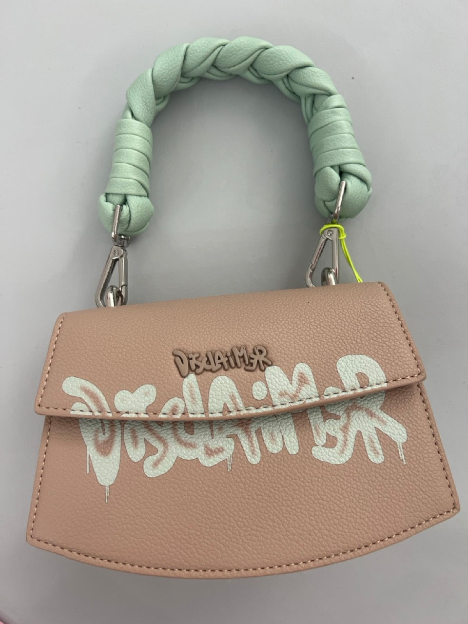 Borsa mini manico a treccia