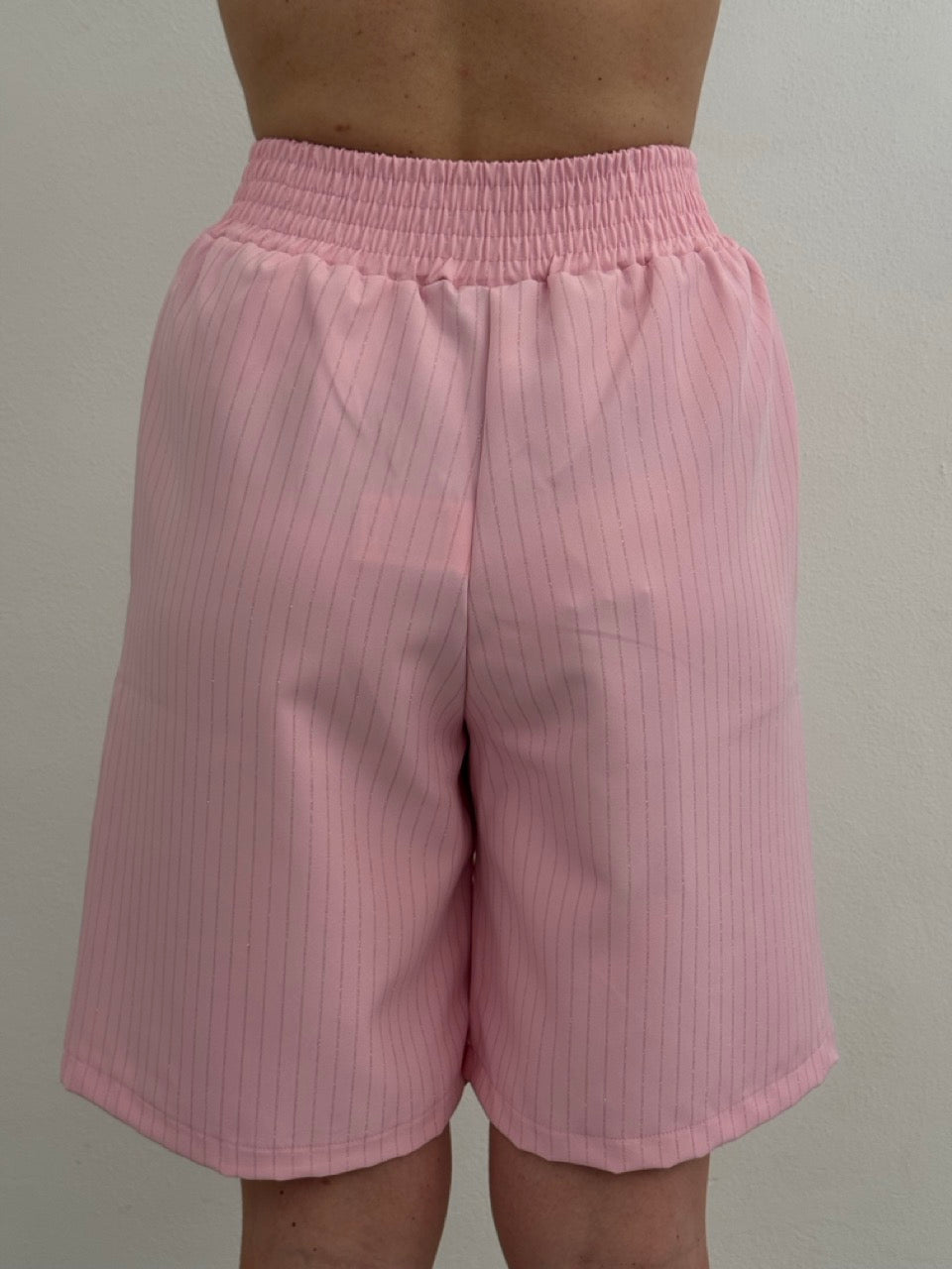 Bermuda in gabardine brillantinato
