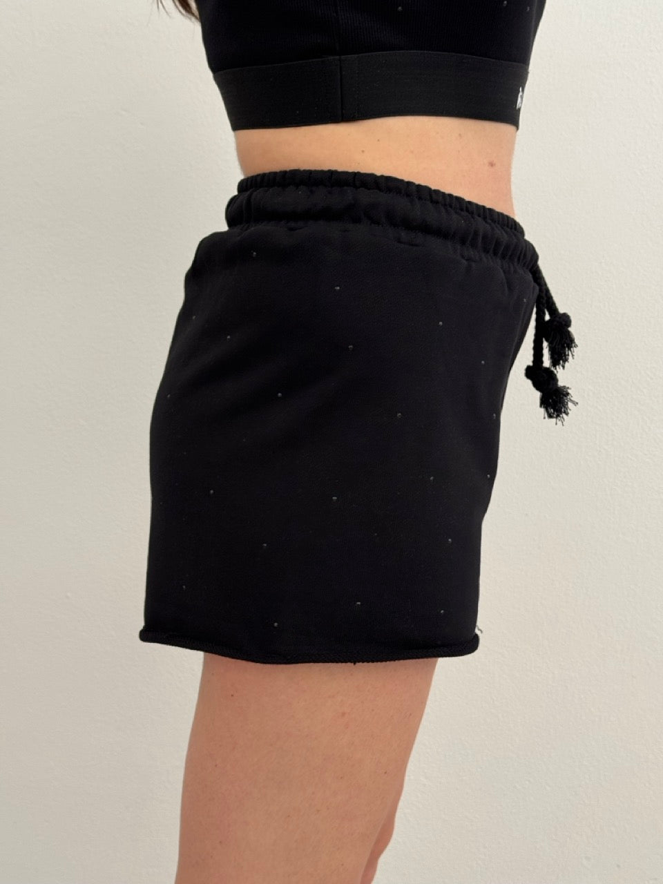 Shorts con strass