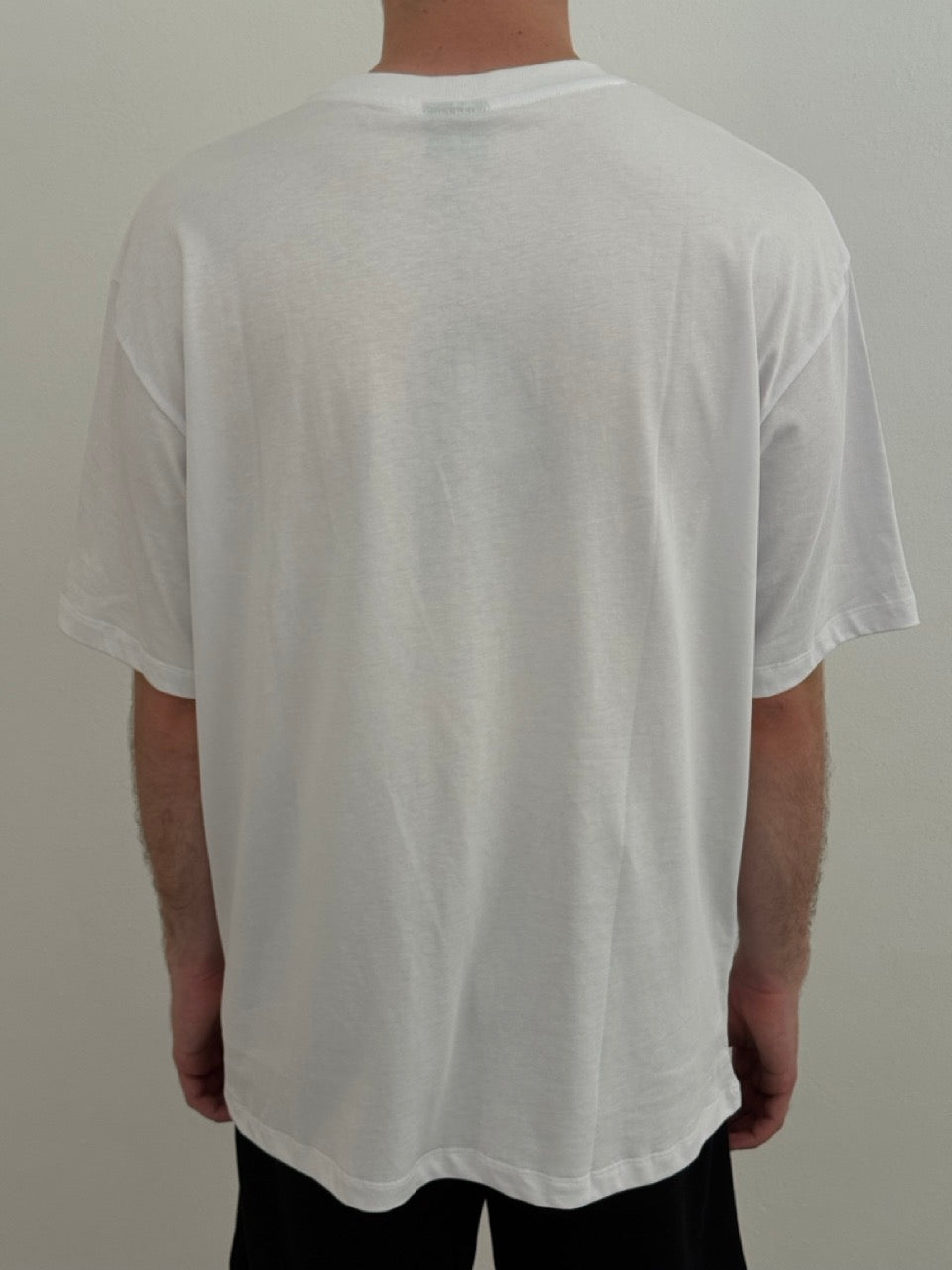 T-shirt in jersey con logo
