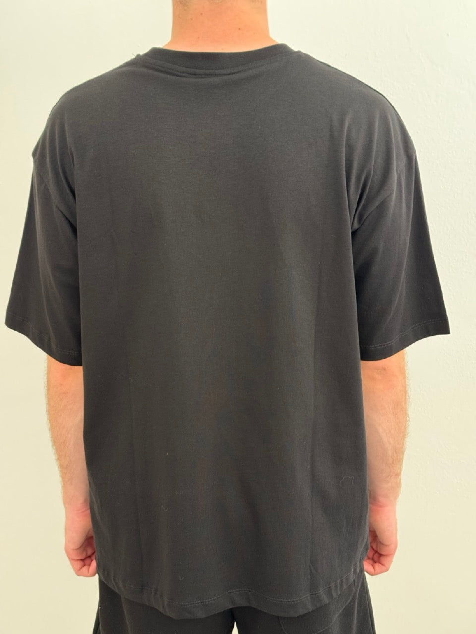 T-shirt in jersey con logo