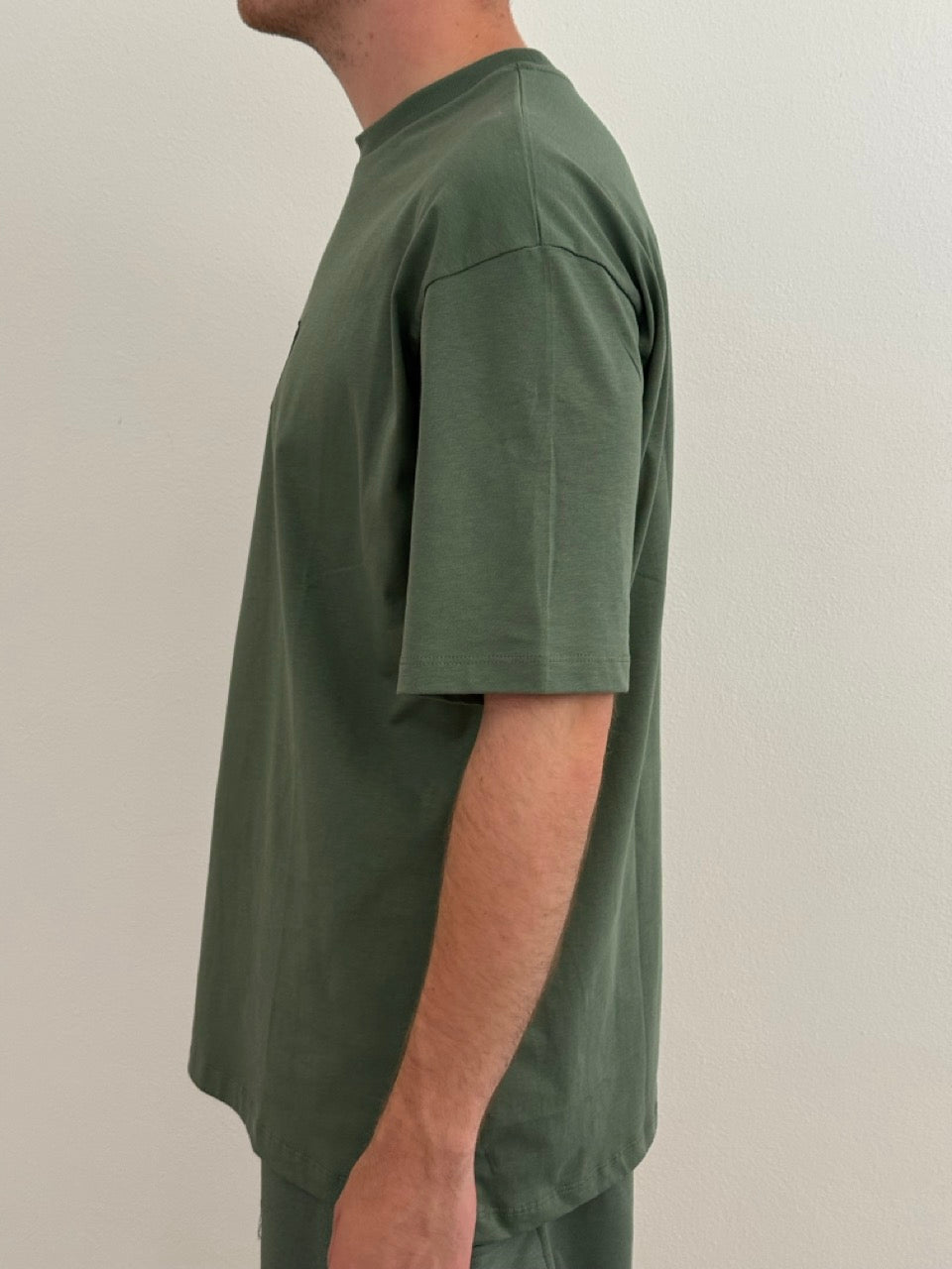 T-shirt in jersey con etichetta
