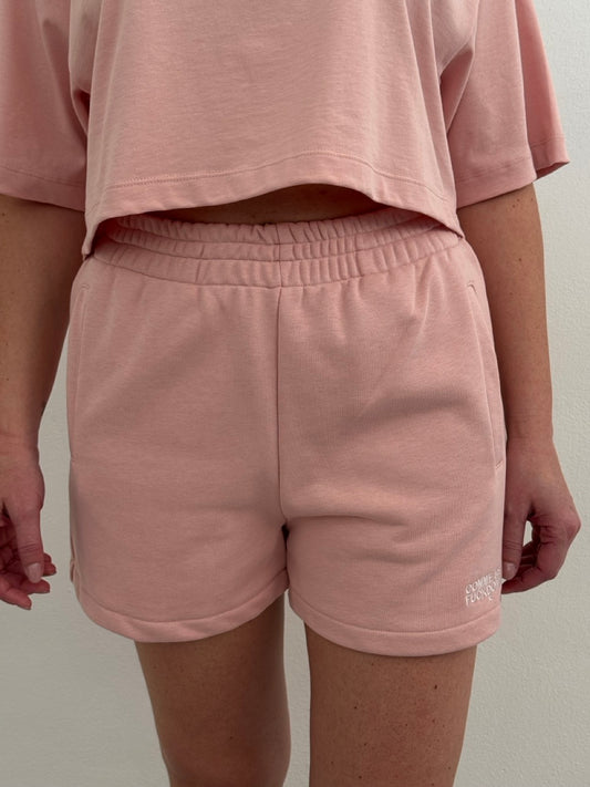 Shorts in felpa con stampa