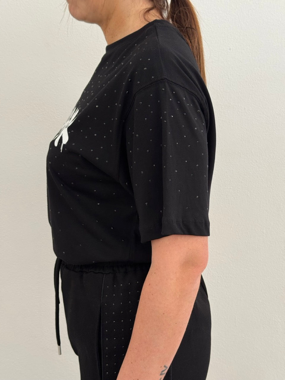 Maglietta con strass