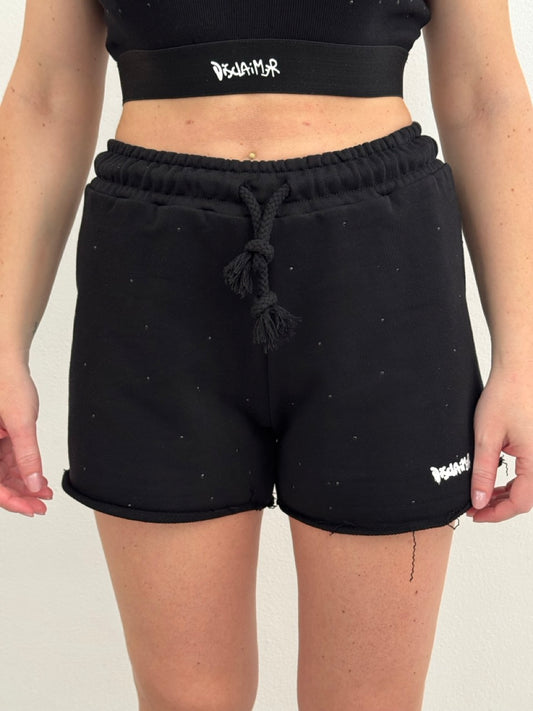 Shorts con strass