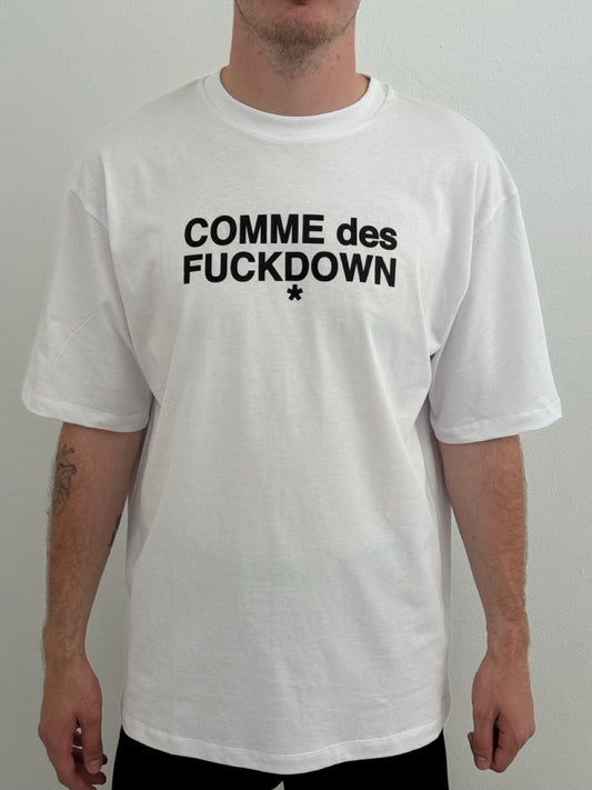 T-shirt in jersey con logo