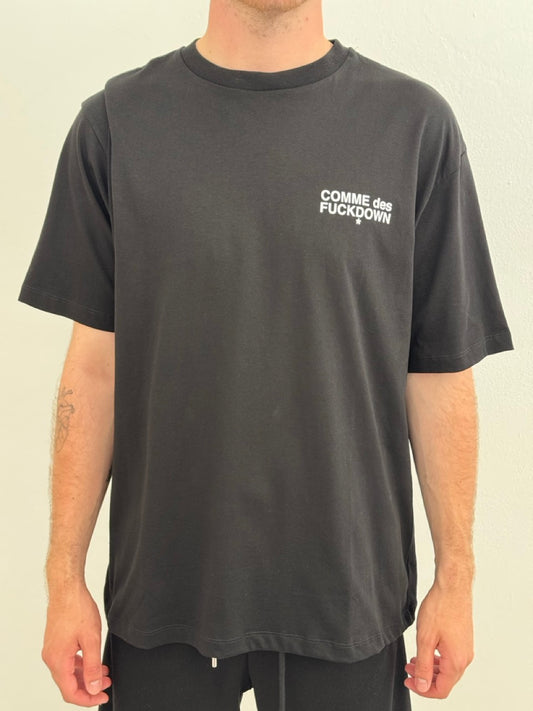 T-shirt in jersey con logo