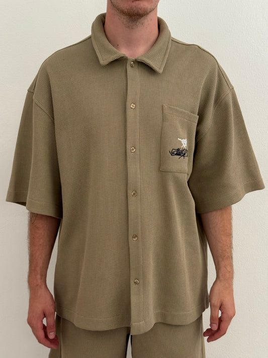 Camicia waffle