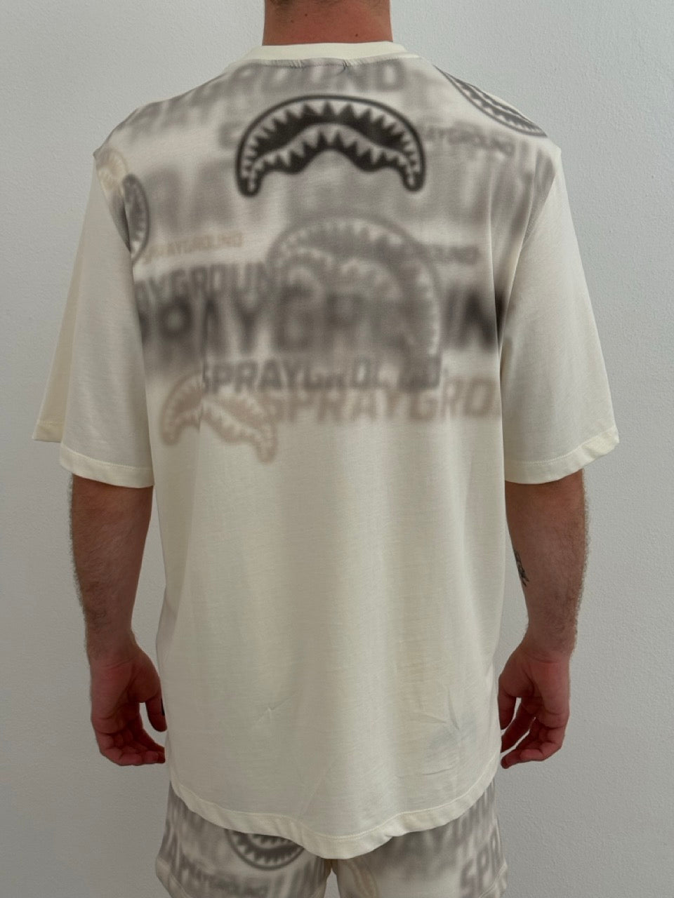 Sprayground smoke over t-shirt