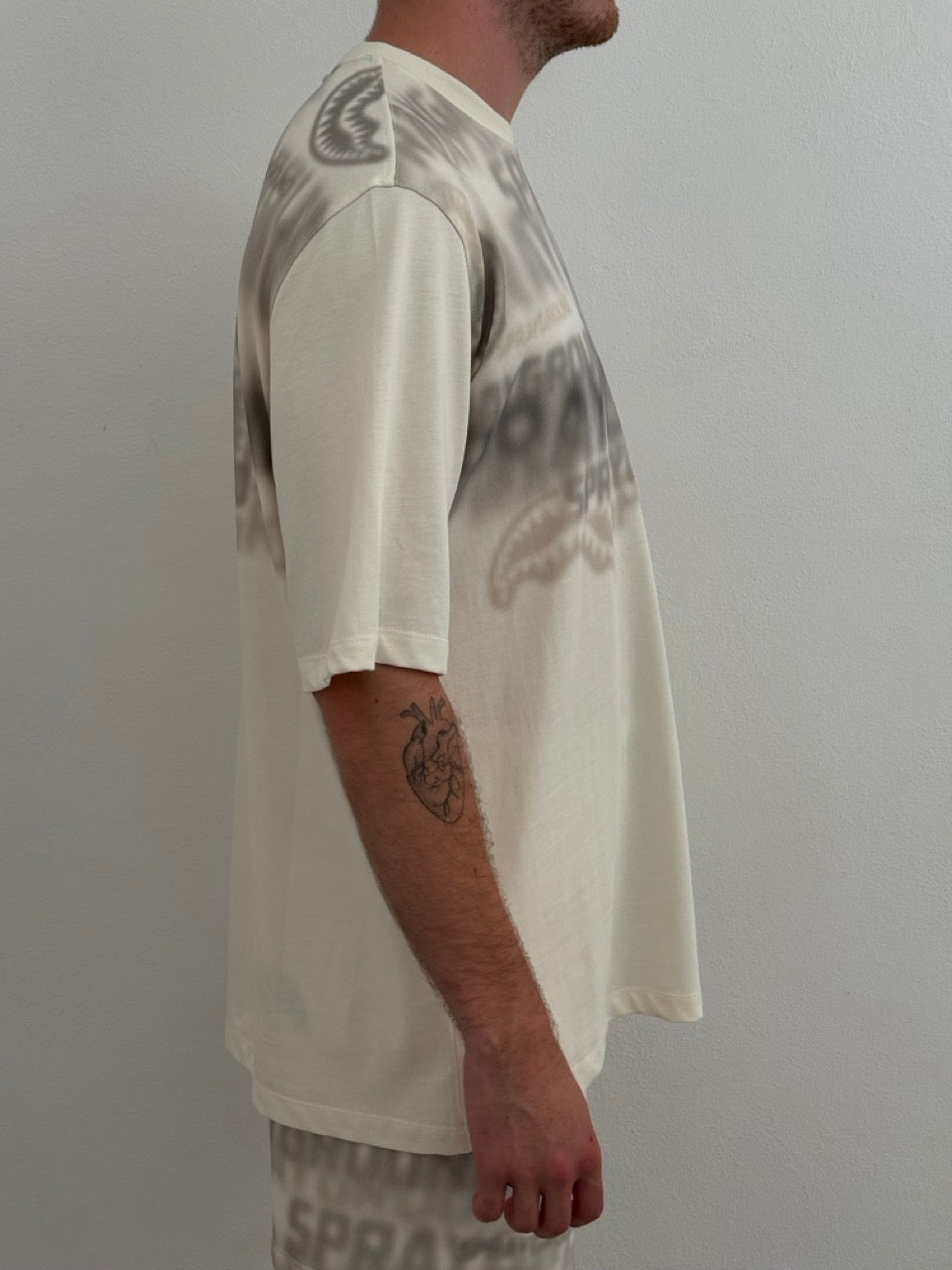 Sprayground smoke over t-shirt