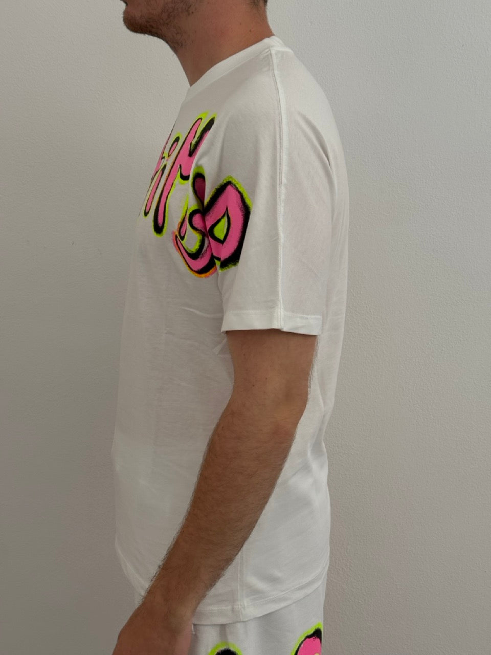 T-shirt logo fluo